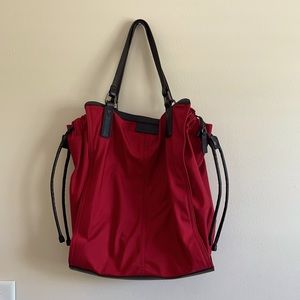 Burberry Shopper Tote Red